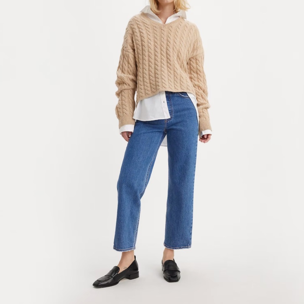 Levi Ribcage Straight Ankle Jeans NWT